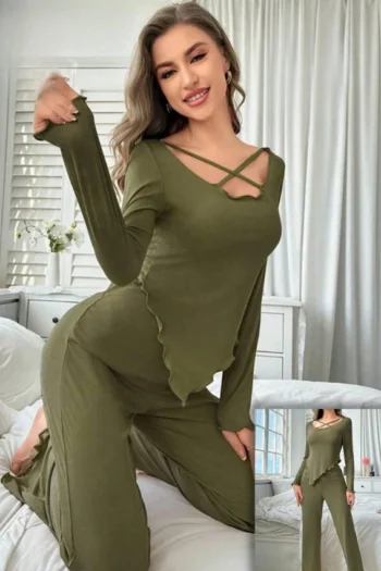 Mohra566-Long Loungewear Set