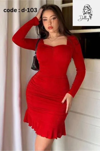 Dolley103-Long Sleeve Dress