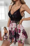 Keeva006-Floral Lace Chemise
