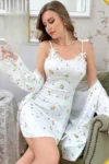 Noor4947-Dress & Robe Set