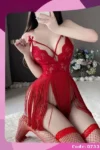 Corela0733-Sexy Red Nightwear