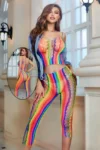 Vaqua 81669-Fishnet Lounge Set