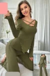 Mohra568-Ribbed Loungewear