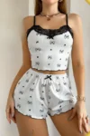 Noor4931-Lace Cami & Shorts