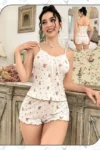 Veloce137-Cozy Teddy Bear Pajama Set