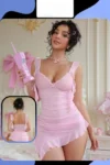 Lavida7940-Sweetheart Pink Lace