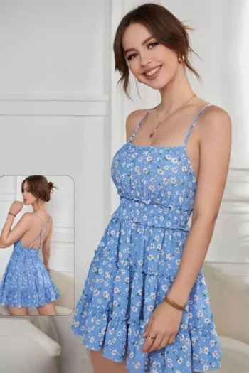 Zena762-Daisy Tiered Sundress