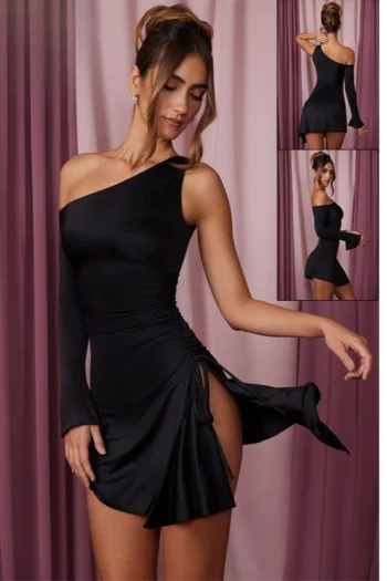 Flower 24 -Ruched Mini Dress