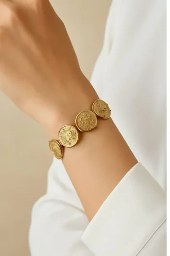 anseyal 999 -Vintage Coin Bracelet