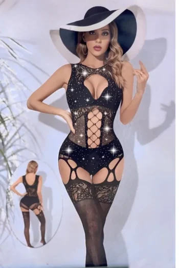 Vaqua 82884- Lace Teddy Set