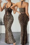 Dareen 5283-Leopard Two-Piece Set