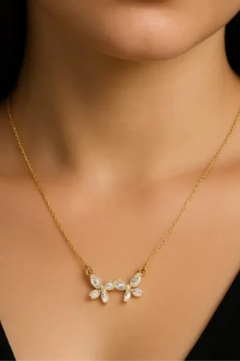 necklace bow - Crystal Crab Pendant Necklace