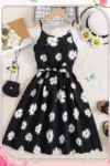 Shahrazad 25033 -Daisy Print Summer Dress