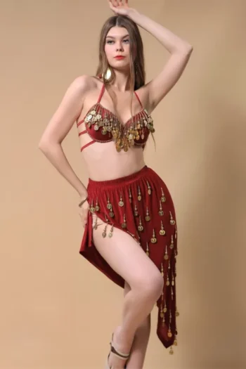 Gawaish 508 - Gold Belly Dance Set
