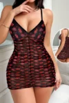 Dots 10974 - Lip Print Mini Dress Lingerie