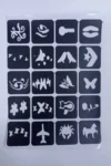 Mixed Designs Tattoo Stencil Set