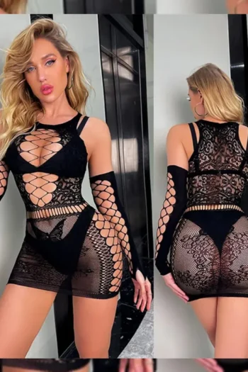 Vaqua 81744 - Hollow Out Bodycon Dress