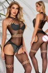 Vaqua 81016 -  Halter Mesh Bodystocking