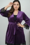 Mohra 0260 - Velvet Lace Robe