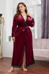 Mohra 0250 - Long Velvet Robe