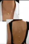 Rehana 026 - Butterfly Back Drop Necklace