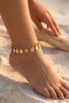 Rehana 021 - Silver Coin Anklet