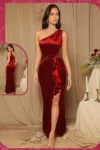Lisa 3010 - One-Shoulder Gala Gown