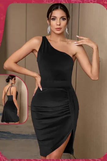 Lisa 3050 - Elegant One-Shoulder Gala Gown