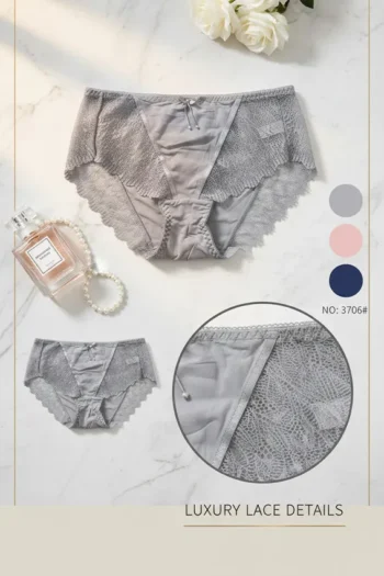 Soft 3706 - Lace Mid-Rise Panties