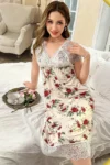 Noor 4995 - Floral Lace Nightgown