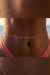 Rehana 037 - Heart Charm Waist Chain Jewelry