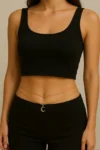 Rehana 042 - Crescent Moon Layered Waist Chain