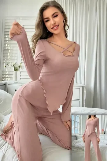 Mohra566-Long Loungewear Set